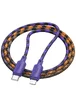 Дата кабель Hoco X116 Meridian Type-C to Lightning 27W (1m) Gradient Purple Mix