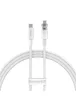 Дата кабель Baseus Explorer Type-C to Type-C 100W with Smart Temperature Control (1m) (P10319703) Stellar White