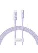 Дата кабель Baseus Gem Fast Charging Type-C to Type-C 100W (1m) (P10373000111) Nebula Purple