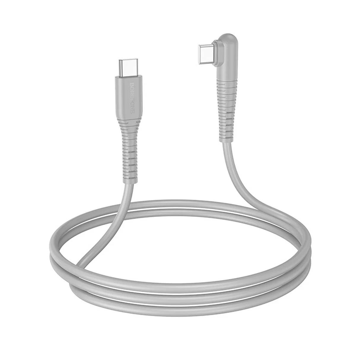 Дата кабель Borofone BX105 Corriente 60W Type-C to Type-C (1m) Gray