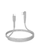 Дата кабель Borofone BX105 Corriente 60W Type-C to Type-C (1m) Gray
