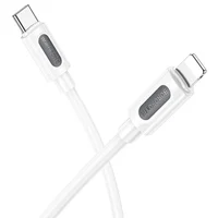 Дата кабель Borofone BX114 Structure Type-C to Lightning 27W (1m) White