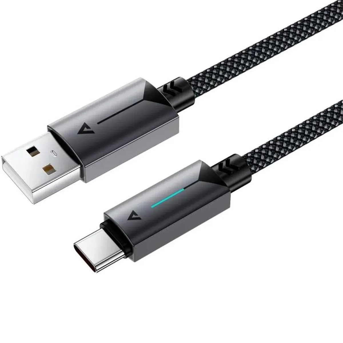 Дата кабель Acefast C19-04 USB to Type-C 3A (1.2m) Black