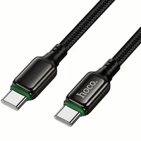 Дата кабель Hoco X127 Exceed Type-C to Type-C 60W (1m) Black