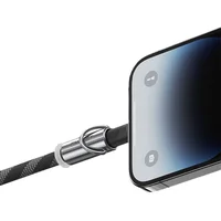 Дата кабель-шнурок Usams US-SJ746 Type-C to Lightning 30W (1.2m) Black