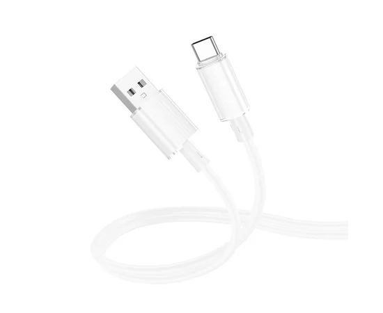 Дата кабель Borofone BX112 Lemon USB to Type-C 3.0A (1m) White