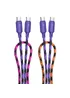 Дата кабель Hoco X116 Meridian Type-C to Type-C 60W (1m) Gradient Purple Mix