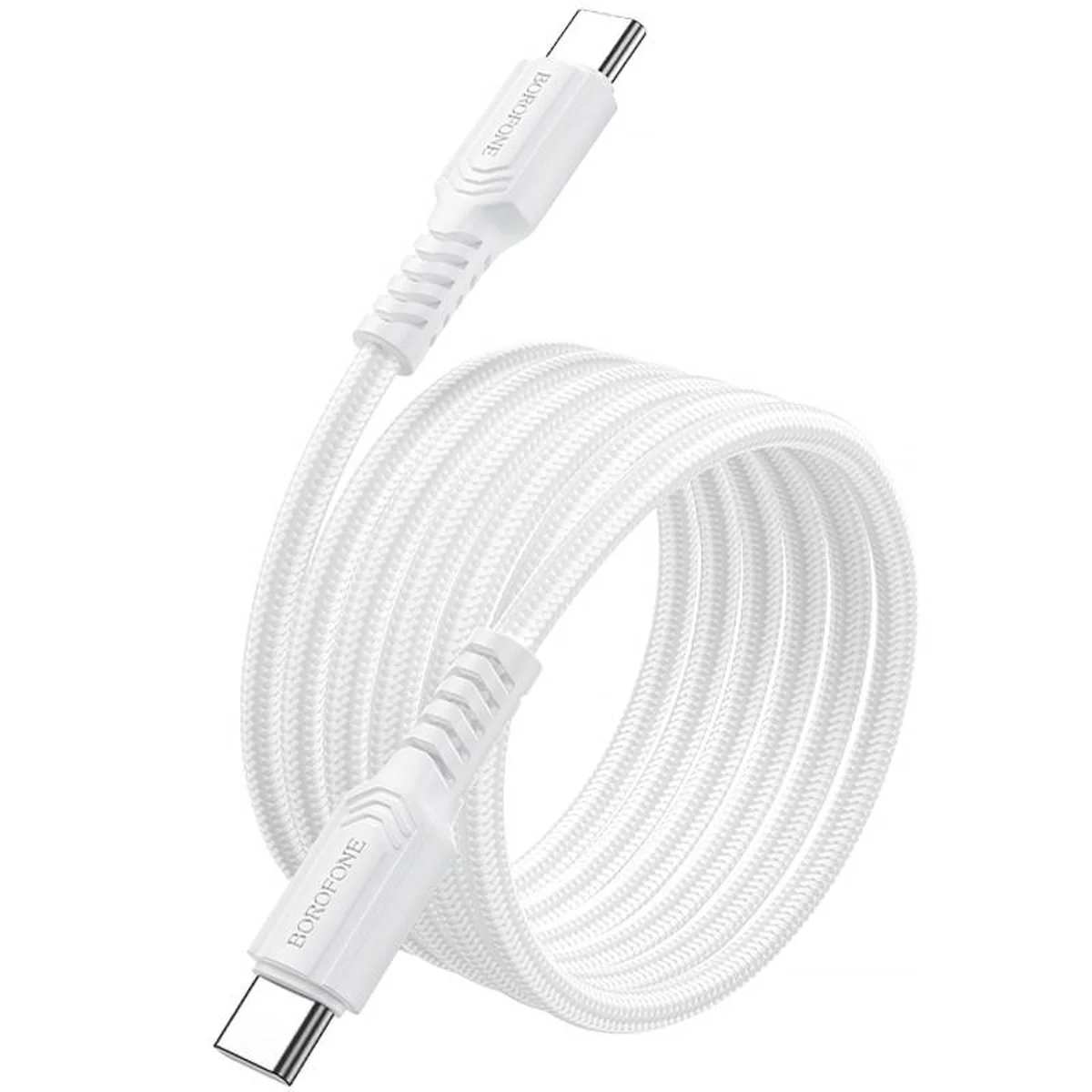 Дата кабель Borofone BX116 Certain Type-C to Type-C 60W (1m) White