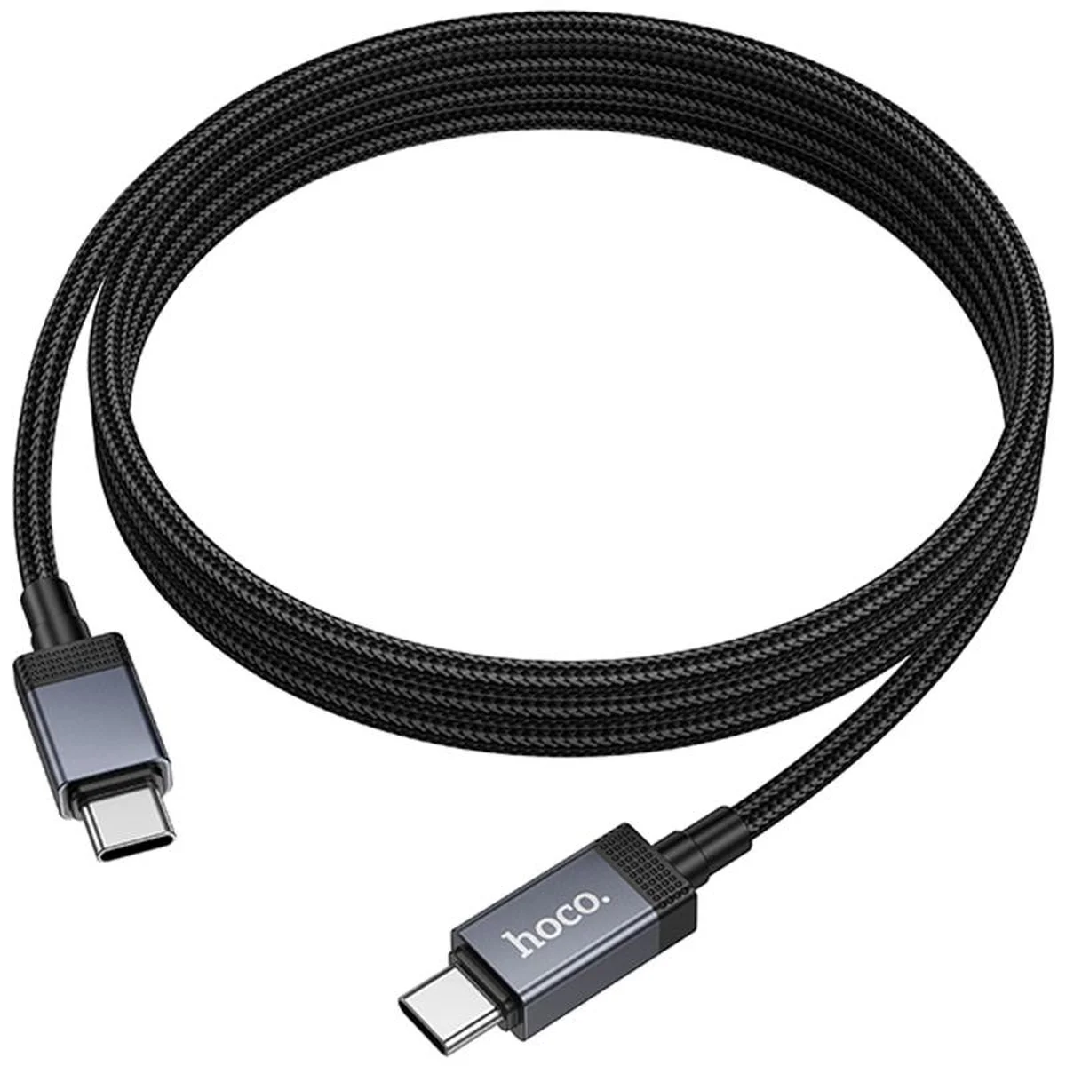 Дата кабель Hoco X118 Generic with display Type-C to Type-C 60W (1m) Black