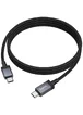Дата кабель Hoco X118 Generous with display Type-C to Type-C 60W (1m) Black