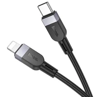 Дата кабель Hoco X109 Energy silicone Type-C to Lightning (2m) Black