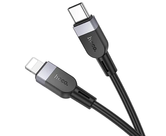 Дата кабель Hoco X109 Energy silicone Type-C to Lightning (2m) Black
