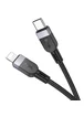 Дата кабель Hoco X109 Energy silicone Type-C to Lightning (2m) Black