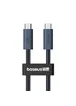 Дата кабель Baseus Flash 2 USB4 Full-Featured Type-C to Type-C 240W (1.8m) (P10311803112) Cluster Black