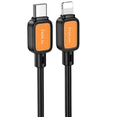 Дата кабель Hoco X108 Benefit 27W Type-C to Lightning (1m) Black