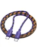 Дата кабель Hoco X116 Meridian Type-C to Type-C 60W (1m) Gradient Purple Mix