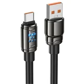 Дата кабель Hoco U143 Joy USB to Type-C 5A (1.2m) Black