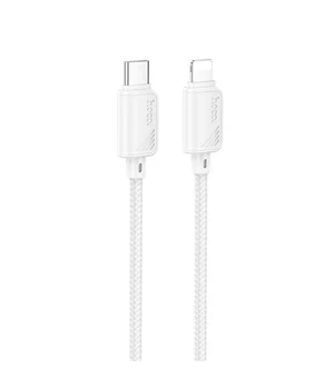 Дата кабель Hoco X113 Beneficio Type-C to Lightning (1m) White