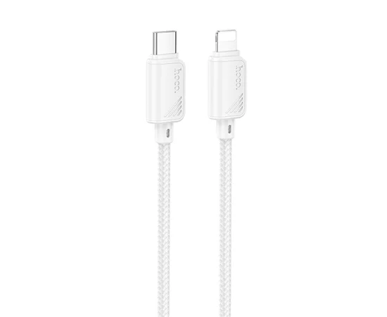 Дата кабель Hoco X113 Beneficio Type-C to Lightning (1m) White