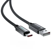 Дата кабель Acefast C19-04 USB to Type-C 3A (1.2m) Black