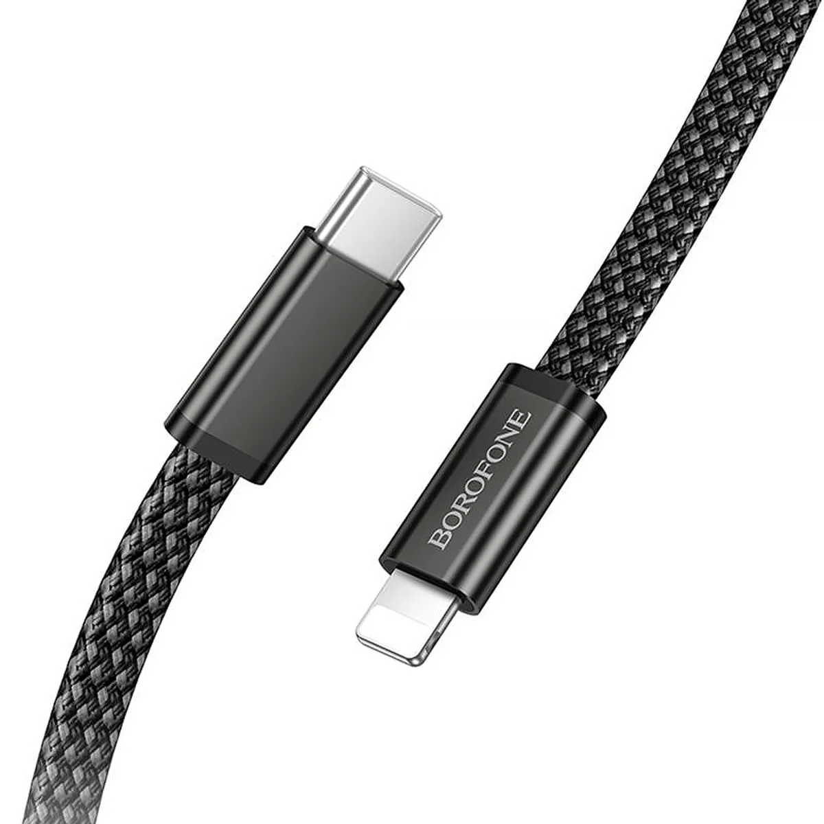 Дата кабель Borofone BX124 Peace Type-C to Lightning 30W (1m) Black