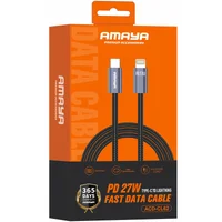 Дата кабель Amaya 62CL Type-C to Lightning 27W (2m) Gray