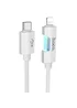 Дата кабель Hoco U123 Regent colorful 27W Type-C to Lightning (1.2m) Gray