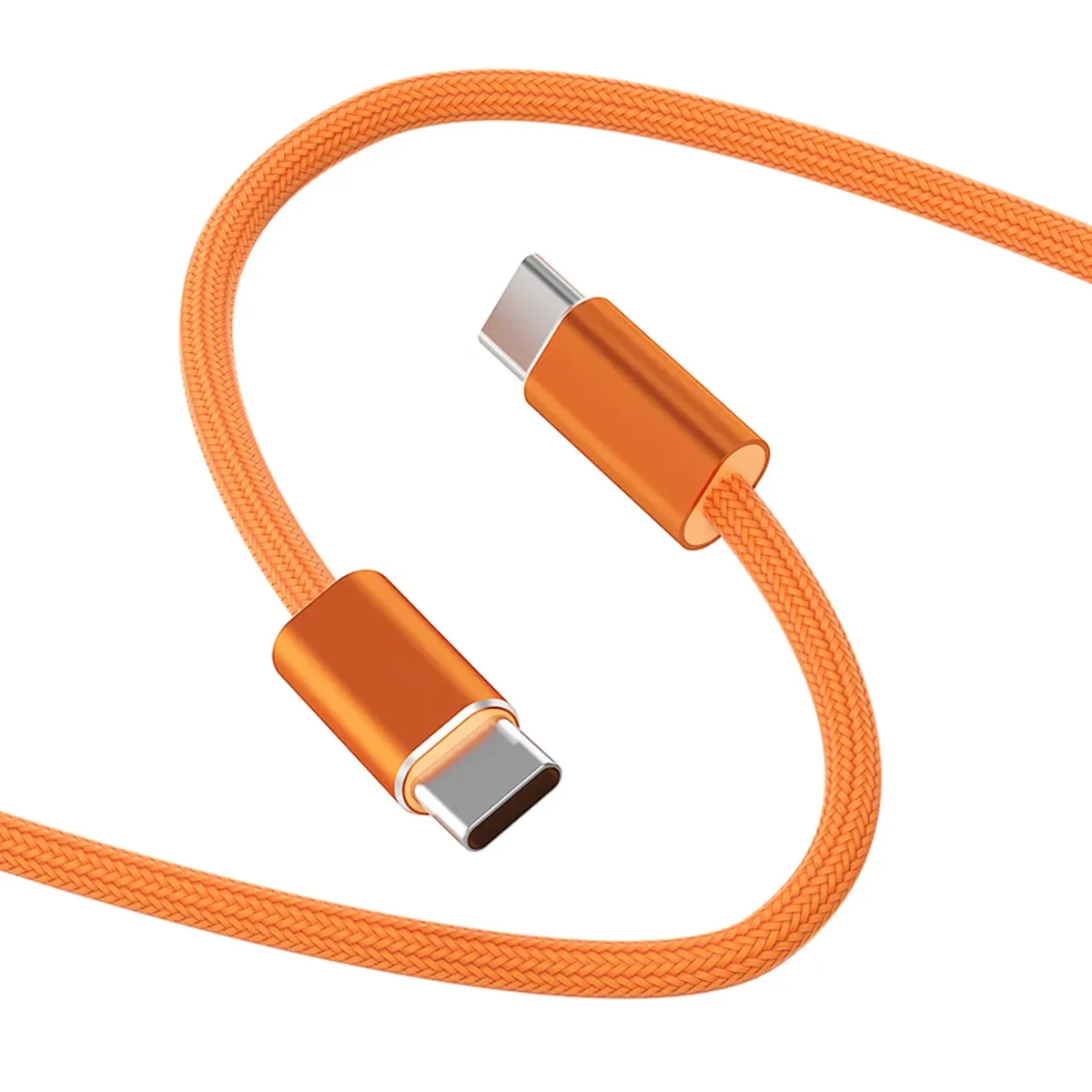 Дата кабель WIWU C101 Essen Type-C to Type-C 240W (1.5m) Orange