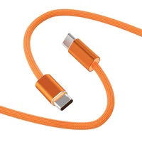 Дата кабель WIWU C101 Essen Type-C to Type-C 240W (1.5m) Orange
