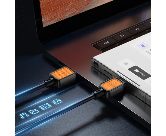 Дата кабель Hoco X108 Benefit USB to Type-C 3A (1m) Black