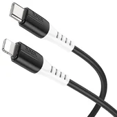 Дата кабель Hoco X82 Silicone Type-C to Lightning 20W (1m) Black
