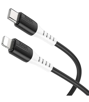 Дата кабель Hoco X82 Silicone Type-C to Lightning 20W (1m) Black