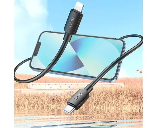 Дата кабель Hoco X96 Hyper Type-C to Lightning 20W (1m) Black