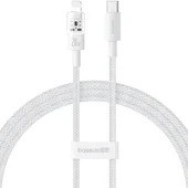 Дата кабель Baseus Gem Fast Charging Type-C to Lightning 20W (2m) (P10373001211-01) Moon White