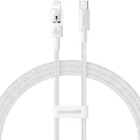 Дата кабель Baseus Gem Fast Charging Type-C to Lightning 20W (2m) (P10373001211-01) Moon White