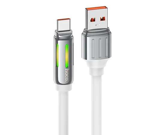 Дата кабель Hoco U136 Prize USB to Type-C 5A (1.2m) White