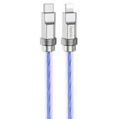Дата кабель Hoco U113 Solid 20W Type-C to Lightning (1m) Blue