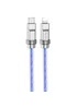 Дата кабель Hoco U113 Solid 20W Type-C to Lightning (1m) Blue