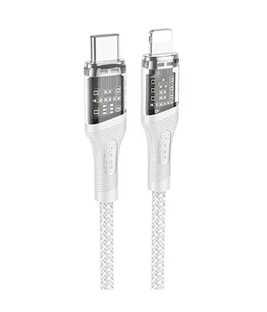 Дата кабель Hoco U111 Discovery Edition Type-C to Lightning 27W (1.2m) Grey
