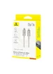 Дата кабель Baseus Titanium Alloy Fast Charging Type-C to Lightning 20W (1m) (P10378101) Galaxy Titanium Gold