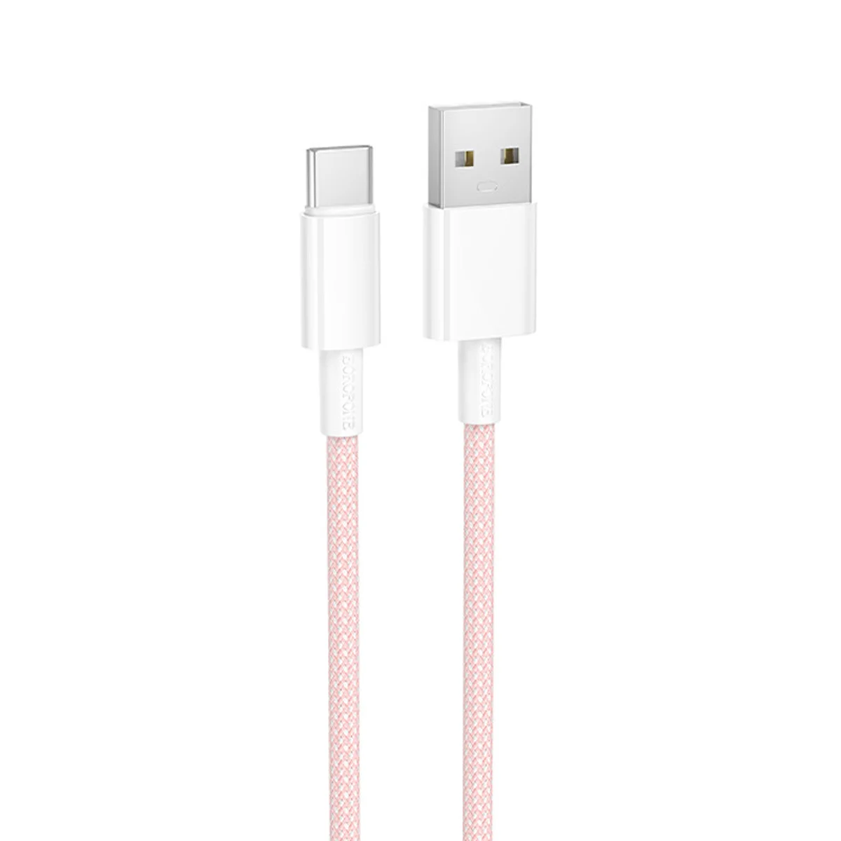 Дата кабель Borofone BX117 Source USB to Type-C 3A (1m) Pink
