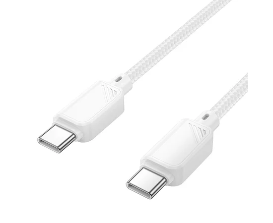 Дата кабель Hoco X113 Beneficio Type-C to Type-C 60W (1m) White