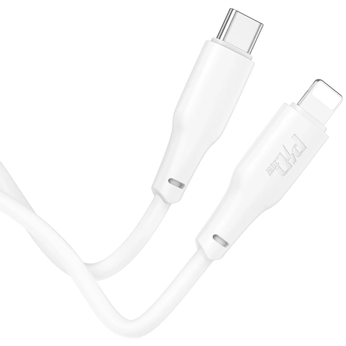 Дата кабель Hoco X93 Force Type-C to Lightning 20W (2m) White