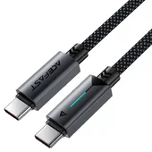 Дата кабель Acefast C19-03 Type-C to Type-C 60W (1.2m) Black