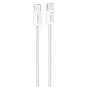 Дата кабель Hoco X104 Source 60W Type-C to Type-C (2m) White