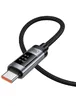 Дата кабель Hoco U148 Lord with display Type-C to Type-C 100W (1.2m) Black