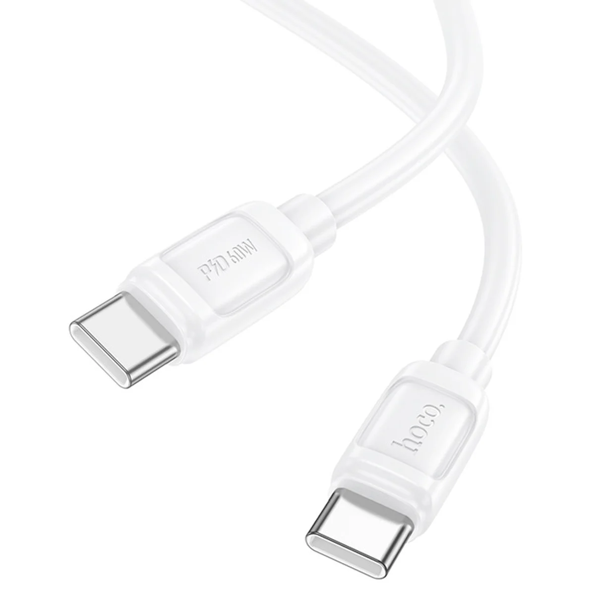 Дата кабель Hoco X115 Surpass Type-C to Type-C 60W (1m) White