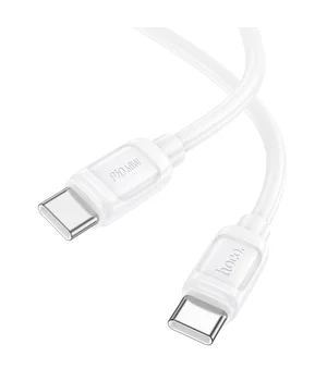 Дата кабель Hoco X115 Surpass Type-C to Type-C 60W (1m) White
