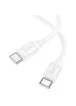 Дата кабель Hoco X115 Surpass Type-C to Type-C 60W (1m) White