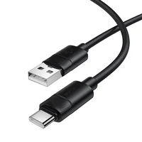 Дата кабель Borofone BX123 Leya USB to Type-C 36W (1m) Black